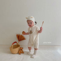 Summer Baby Clothes Bear Short Sleeve Romper with Hat 2pcs Newborn Bodysuit Jumpsuit 0-24 Months