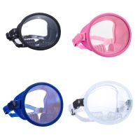 Old School Diving Mask Oval Silicone Strap Snorkeling Fog Free Tempered Glass Lens Mask Classic Goggle Equipment for Adults