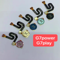 Home Finger Reader เครื่องอ่านลายนิ้วมือ Touch ID Sensor Return Key ปุ่ม Home Flex Cable สำหรับ Motorola Moto G7 Power/G7 Play-DFGN STORE