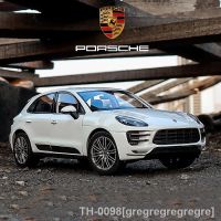 ✁✟ gregregregregre WELLY-Porsche Macan SUV Modelo de Carro Liga Diecast Metal Veículos Brinquedo Alta Simulação Coleção Presente Infantil 1:24