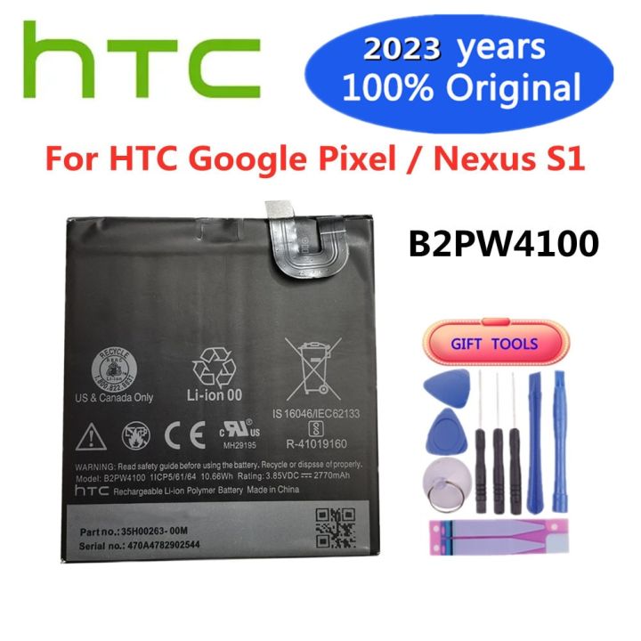 แบตเตอรี่สำรอง-b2pw4100-2770mah-100-ของแท้2023ปีสำหรับ-htc-google-pixel-nexus-s1แบตเตอรี่ลิเมอร์-batteria