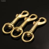 ❍■ 1pcs Solid Brass Swivel Bolt Snap Hook Swivel Eye Trigger Clasps for Leather Craft Bag Pet Dog Rope Leash Clips