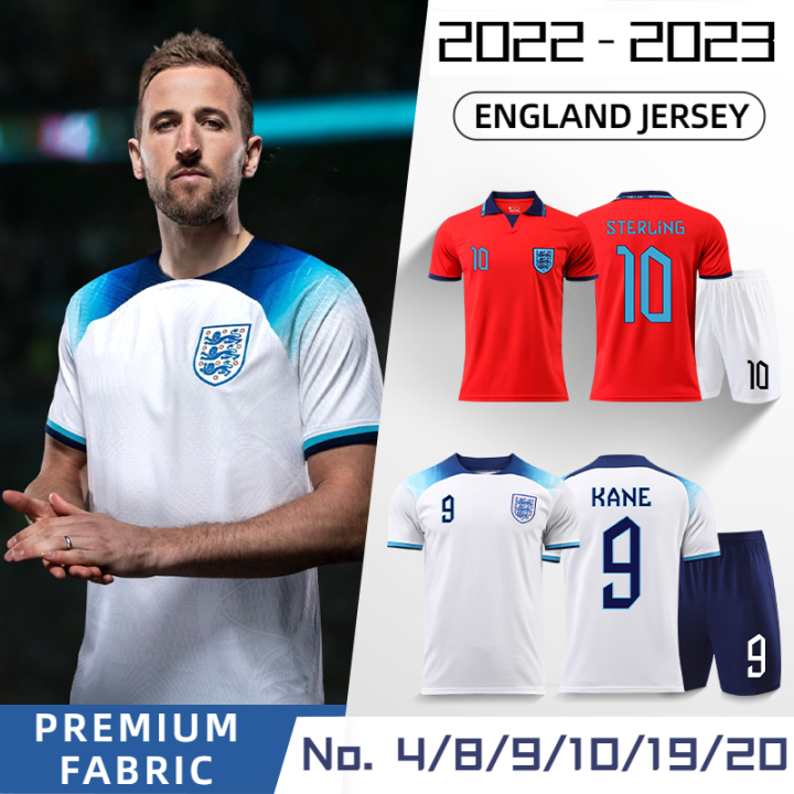 ฟุตบอลโลก2022-kane-เสื้อฟุตบอลทีมชาติอังกฤษสำหรับผู้ใหญ่-หมายเลข4-8-9-10-19-20