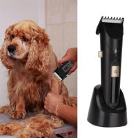 ปัตตาเลี่ยนตัดผมสุนัขไร้สายเสียงต่ำปรับละเอียดจอแสดงผล LED Pet Grooming Trimmer พร้อมหวีจำกัดสำหรับม้าสำหรับแมว