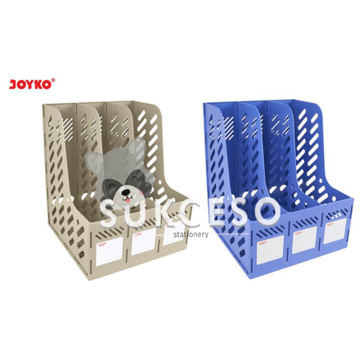 Joyko Box File BOF-3GR Grey & BOF-3BE Blue / Keranjang Dokumen Plastik ...