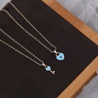 Heart Pendant Necklaces Lock