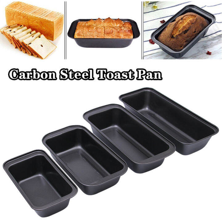 Narrow Loaf Pan Carbon Steel Non Stick Bread Loaf Baking Pan Lazada PH