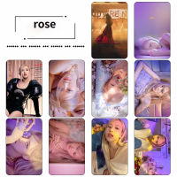 Kpop Blackpink Rose《ON THE GROUND》 Photo Crystal Card Sticker Photo Stikcy Card HD Photocard Stickers