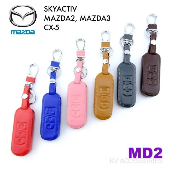 AD.ซองหนัง mazda รุ่น SKYACTIV  MAZDA2,  MAZDA3  CX-5 รหัส MD 2 ระบุสีทางช่องแชทได้เลยนะครับ