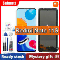 Salmatt LCD TFT สำหรับ Redmi Note 11/11S จอแสดงผล LCD แบบสัมผัสหน้าจอ Digitizer Redmi Note แทนการประกอบสำหรับ2201117TG 2201117TI 2201117TY หน้าจอแสดงผล2201117SI 2201117SG