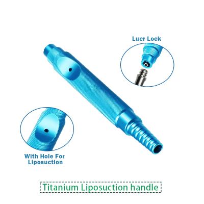 1Pcs Liposuction Needle Converter Handle Stainless Steel/Titanium Water Injection Handle Beauty Lose Weight Tools