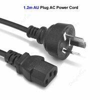 （A TOOT）3 ProngCablePlug IEC C13AdaptersCordWires 1.2M 4ft สำหรับเครื่องพิมพ์แล็ปท็อปจอภาพ