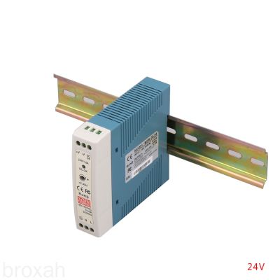 Din Rail Single Output Switching Power Supply MDR-20 20W 5V 12V 36V 24V 48V 1A AC Converter broxah