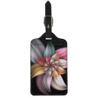 【cw】 Twoheartsgirl Colorful Print Luggage Tags Baggage ID Address Identifier Label Suitcase Name Tag Accessories 【hot】