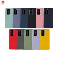 เคส Huawei P40 Pro - เคสซิลิโคนนิ่ม กันกล้อง สีพาสเทล TPU หนา