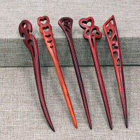 【CW】Vintage Style Mahogany Wood Hair Sticks For Women Hairpin Headwear Chinese Style Fashion Jewelry Hair Actcessory