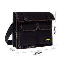 Multifunction Tool Bag Waterproof Oxford Cloth Single Shoulder Messenger Bag Hardware Repair Electrician Toolkit Bag Large