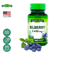 เนเจอร์ ทรูทร์ บิลเบอร์รี่ 2400 mg x 100 เม็ด Nature’s Truth Bilberry สุขภาพดวงตา / กินร่วมกับ แอสต้าแซนทีน บิลเบอร์รี่ ถังเช่า น้ำมันปลา โอเมก้า 3 กิงโกะ แปะก๊วย เลซิติน ลูทีน ลูติน พิคโนจีนอล ขมิ้นชัน วิตามินซี
