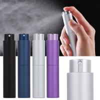 【YF】✕✎♛  5/10ML Aluminum Perfume Atomizer Glass Spray Bottle Refillable Leak Proof Metal Sprayer Traveling Outgoing