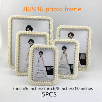 Vintage imitation pearl 6-inch photo frame creative diamond-studded wedding bedroom decoration ornaments gift photo frame2022