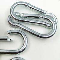 Safety hoy Galvanized Safety Buckle Quick Connect Spring Fastener Carabiner Iron Chain Hanging Buckle Dog clasp Canopy Link