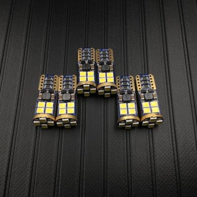 【CW】High quality T10 CANBUS 12SMD 3030 LED White Car Side Tail Light Bulb t10 canbus Error Free w5w 194 168 led Car styling