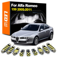 Zoomsee 15Pcs ภายใน LED Light Kit สำหรับ Alfa Romeo 159 2005 2006 2007 2008 2009 2010 2011 Canbus รถในร่มหลอดไฟโดมอ่าน