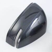 Carbon Fiber Style Mirror Cover Trim for Toyota Land Cruiser LC300 2022 2023 Car Accessories Parts Component