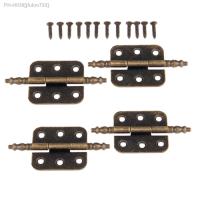 【CC】 4 Pcs 35x70mm Antique Iron 6 Holes Hinges for Toolbox Cabinet Cupboard Fittings