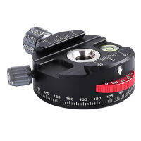 PAN-60H กล้อง Panoramic Ball Head หัวขาตั้งกล้องพร้อม Indexing Rotator เป็น Type Clamp พร้อมสกรู38นิ้วถึง14นิ้ว