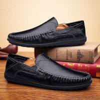 Spot parcel postyyw160 mens breathable leather shoes mens casual shoes soft