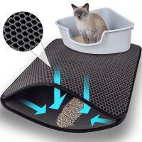 Cat Litter Mat Double Layer Waterproof Litter Cat Pads For Cats House Clean Super Light Easy To Carry Smooth Surface