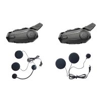 Motorcycle Bluetooth Helmet Intercom Universal Pairing Waterproof Interphone Headset with CNC Noise Reduction Function