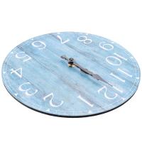 Wall Clock,10 Inch Teal Silent Non-Ticking Kitchen Clock Decor,Rustic Vintage Country Retro Decorative Wall Clocks