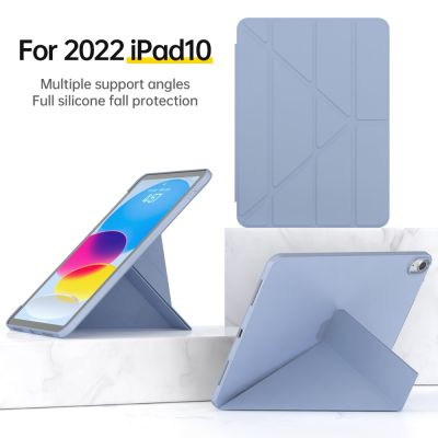 【DT】 hot  For iPad 10th Generation Case Multi-Fold Magnetic Auto Sleep/Wake Up Smart Cover for iPad 10th Generation Case