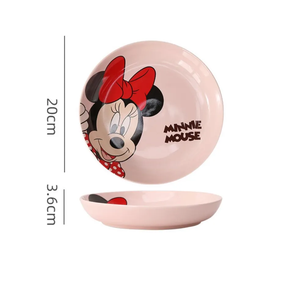 Disney Anime Mickey Mouse Minnie Kawaii Cartoon Tableware Ceramic