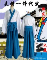 Gintama Shimura New Eight Cosplay เสื้อผ้าวิกผมอุดตันเสื้อผ้าเคนโด้ญี่ปุ่นเสื้อผ้าอนิเมะขายส่ง