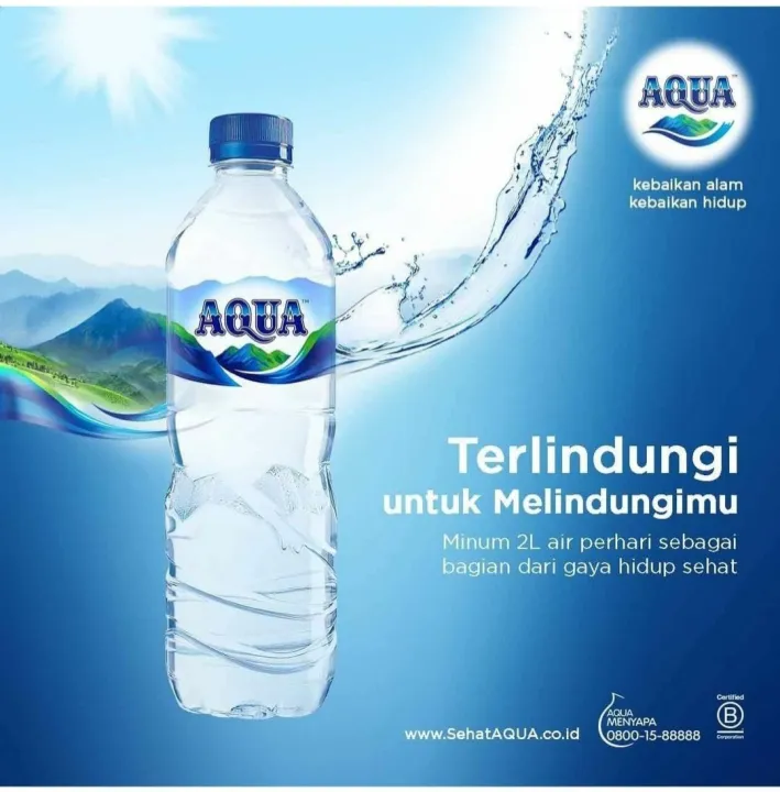 Aqua 1500ml Air Mineral Dlm Kemasan Botol Lazada Indonesia 8041