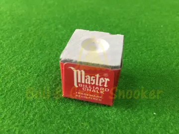 Original MASTER Billiard Chalk Oil Dry Chalk 12PCS