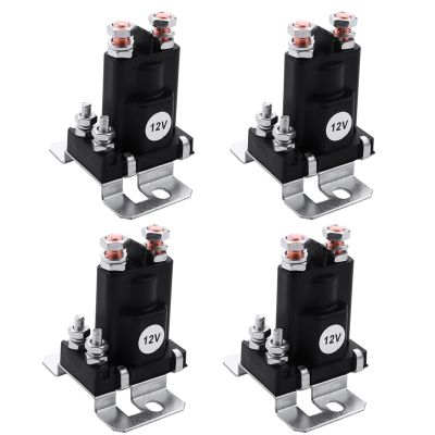 4X Dual Battery Isolator Relay Start On/Off 4 Pin 500A 12V for Car Power Switch