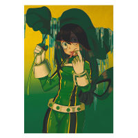 【A111】My Hero Academy E Vintage Kraft Paper Poster Bar Cafe Decorative Painting