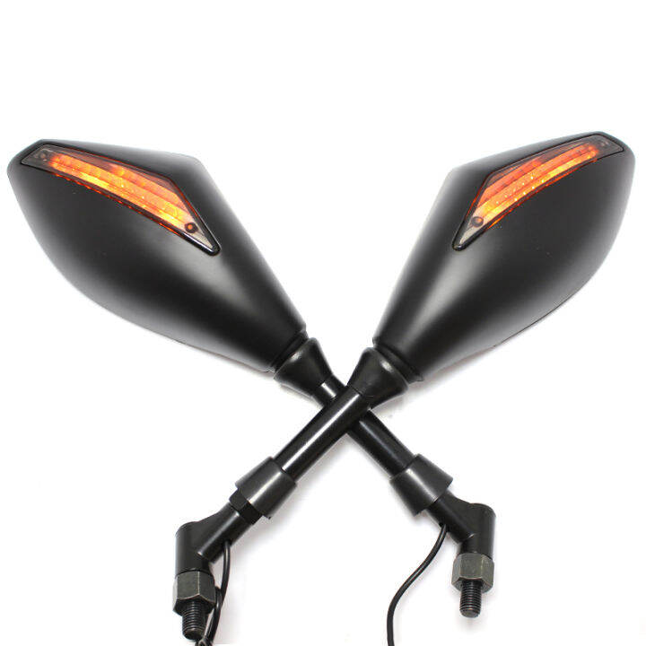 810มิลลิเมตรรถจักรยานยนต์กระจกมองหลัง-led-เปิดสัญญาณไฟสำหรับ-hyosung-gt125r-gt250r-gt650r-คาวาซากิ-z750s-นินจา250r