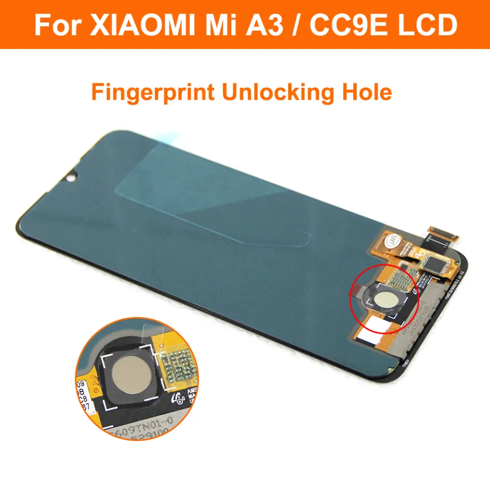 AMOLED For Suitable for xiaomi Mi A3 CC9e LCD Display Touch Screen  Digitizer Assembly Replacement For Suitable for xiaomi M1906F9SH M1906F9SI  LCD Display