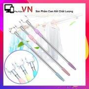 Cây phơi quần áo gấp gọn bằng inox kéo dài 1,5M thông minh