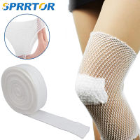 1 ม้วนสุทธิยืดหยุ่นบาดแผลสุทธิ Tubular ผ้าพันคอตาข่ายท่อ Tubular Gauze Fix Breathable Bandage Retainer สำหรับข้อศอก-dchvbhdvbhvsfvfb