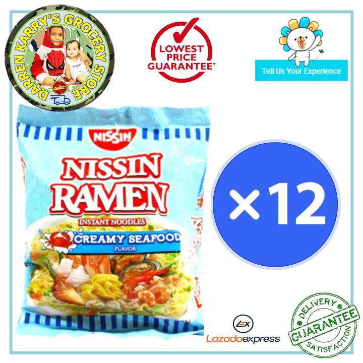 Nissin Ramen Creamy Seafood Flavor Instant Noodles Grams X Packs