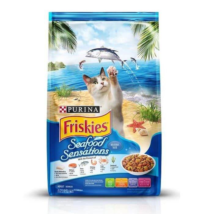 Friskies Dry Cat Food Pack Seafood Sensations 1.2kg Lazada