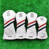 แนวโน้มแฟชั่นแนวโน้มแฟชั่นกอล์ฟคลับ #1 #3 #5ไม้ Headcovers ไดร์เวอร์แฟร์เวย์วูดส์ปกหนัง PU หัวหน้าครอบคลุม