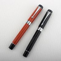 Jinhao New Centennial 100 Fountain Pen with Logo Resin Arrow Clip 18KGP Golden Plated M Nib Ink Pen Business Office Gift Pen Pens