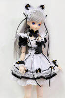 [wamami] Black Maid Dress For 14 MSD 13 SD DDM DDL AOD Doll Dollfie Outfits